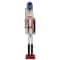 48.25'' Blue and White Christmas Nutcracker Soldier with Sword Decoration
